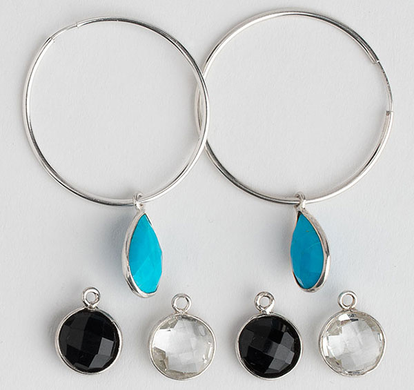 Silver Hoop Earrings