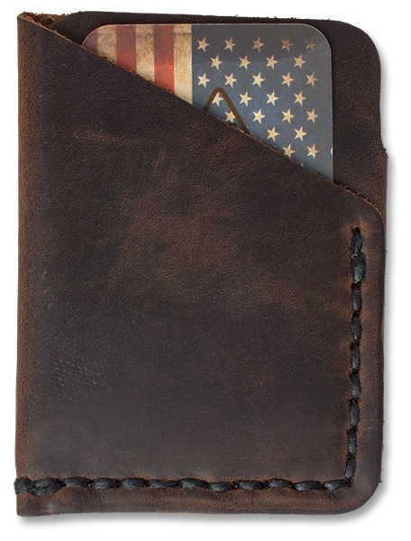 Tall Minimalist Leather Wallet