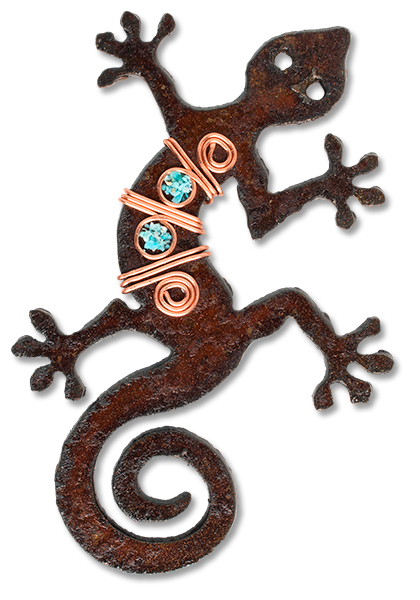 Metal Gecko Magnet
