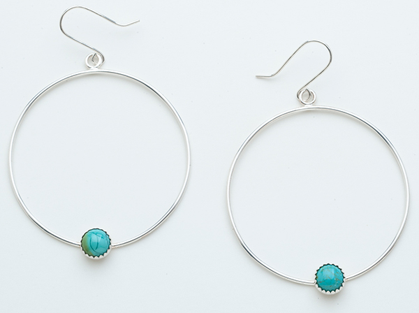 Silver Hoop Earrings