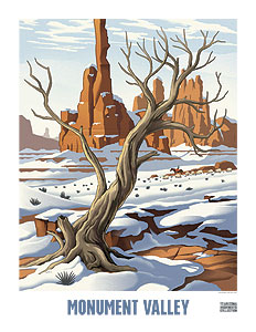 December, Monument Valley