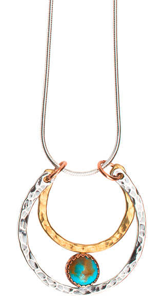Hand-Cast Lucky Horseshoe Necklace