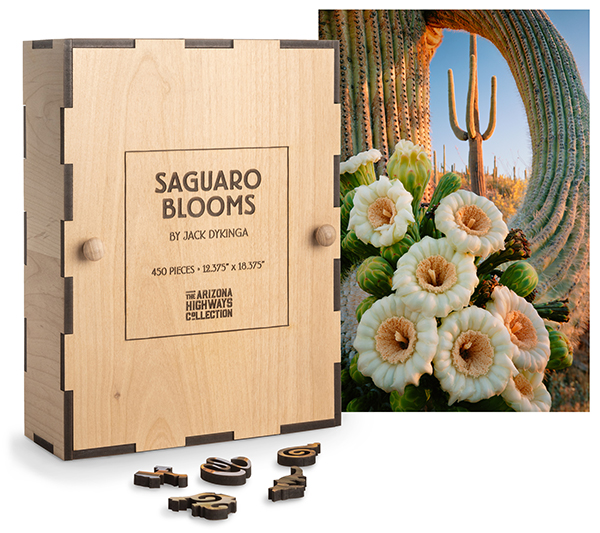 Saguaro Blooms Wooden Puzzle
