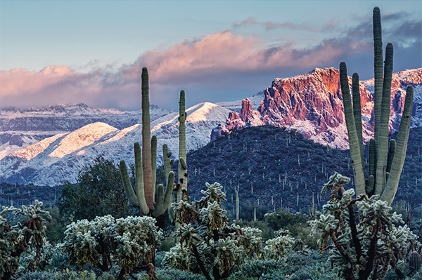 Superstition Mountains Holiday Card