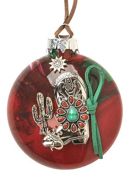 Cowboy Boot Ornament