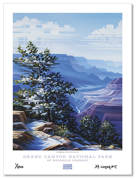 To New Beginnings: Grand Canyon Poster