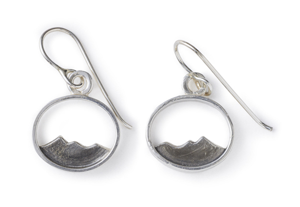 Silver Peaks Earrings