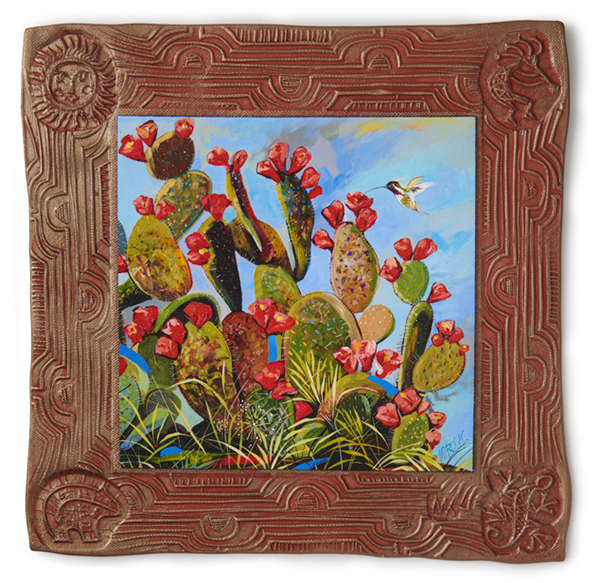 Canvas on Clay Desert Hummingbird 