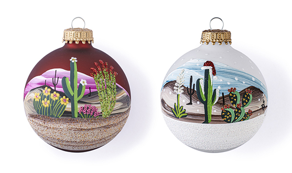 Hand-Painted Glass Ornaments