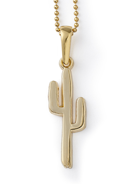 Golden Saguaro Necklace