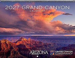 2027 Grand Canyon Wall Calendar
