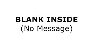 Blank (no message inside)