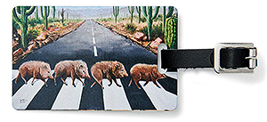 Javelina Road Luggage Tag