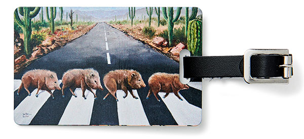 Javelina Road Luggage Tag