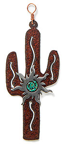 Saguaro Sunburst Ornament