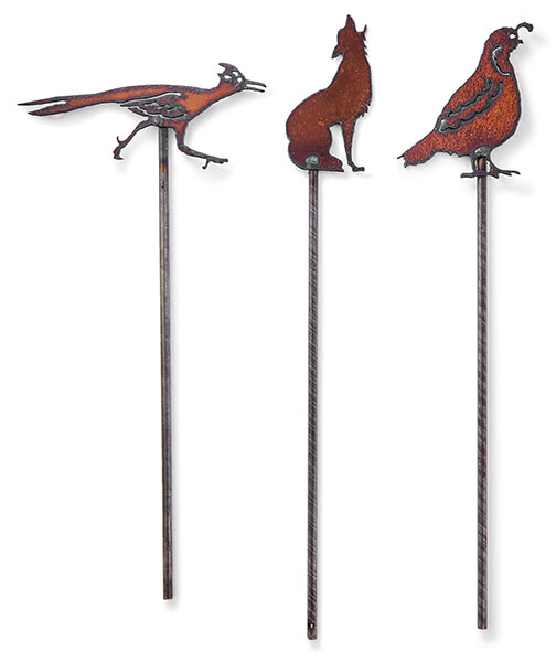 Desert Wildlife Garden Stakes