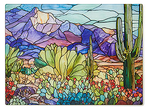 Vibrant Desert Cutting Board
