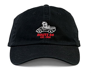 Route 66 Dad Hat (Black)